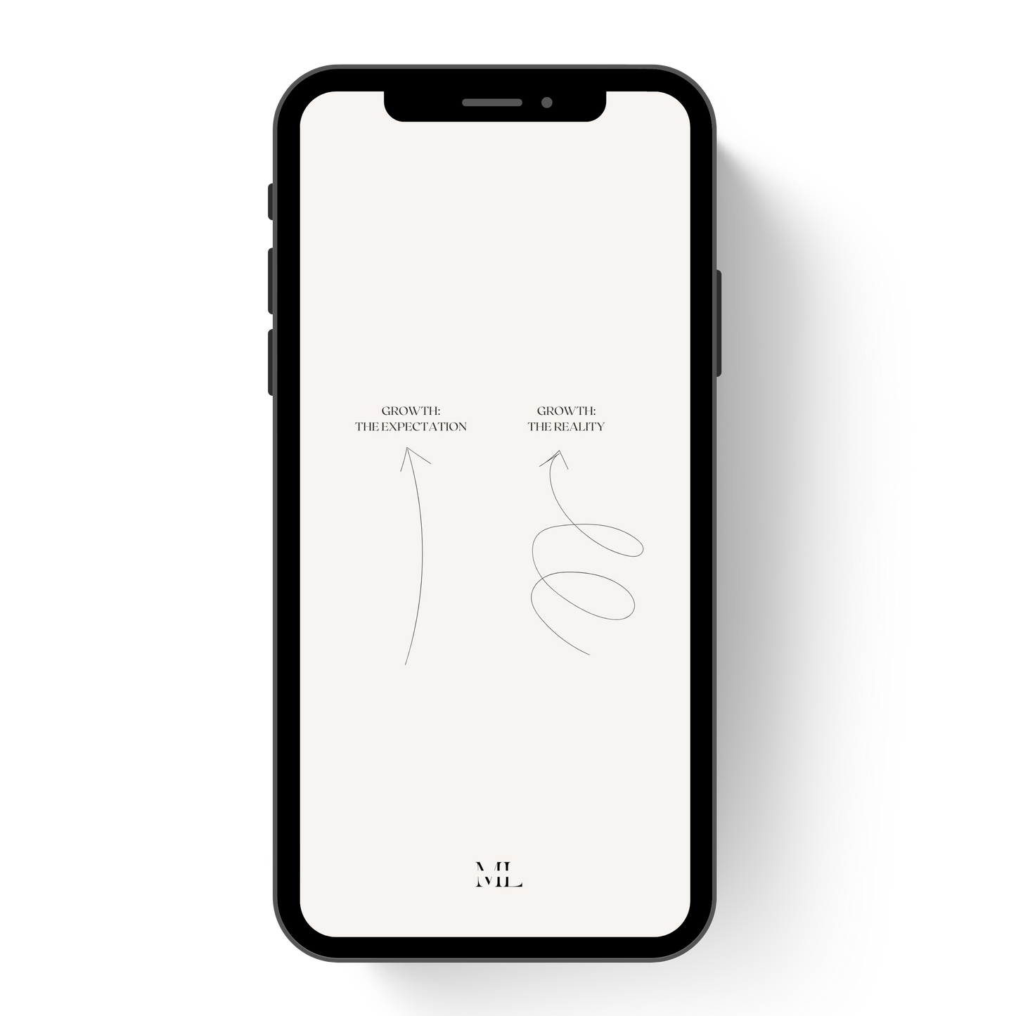 Hintergrund Smartphone GROWTH