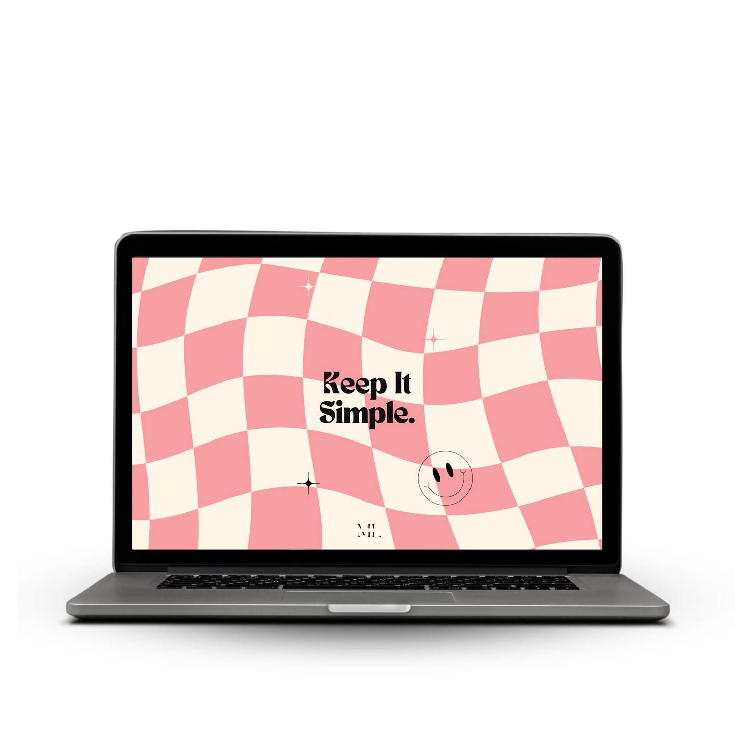Hintergrund Laptop "Keep it simple"