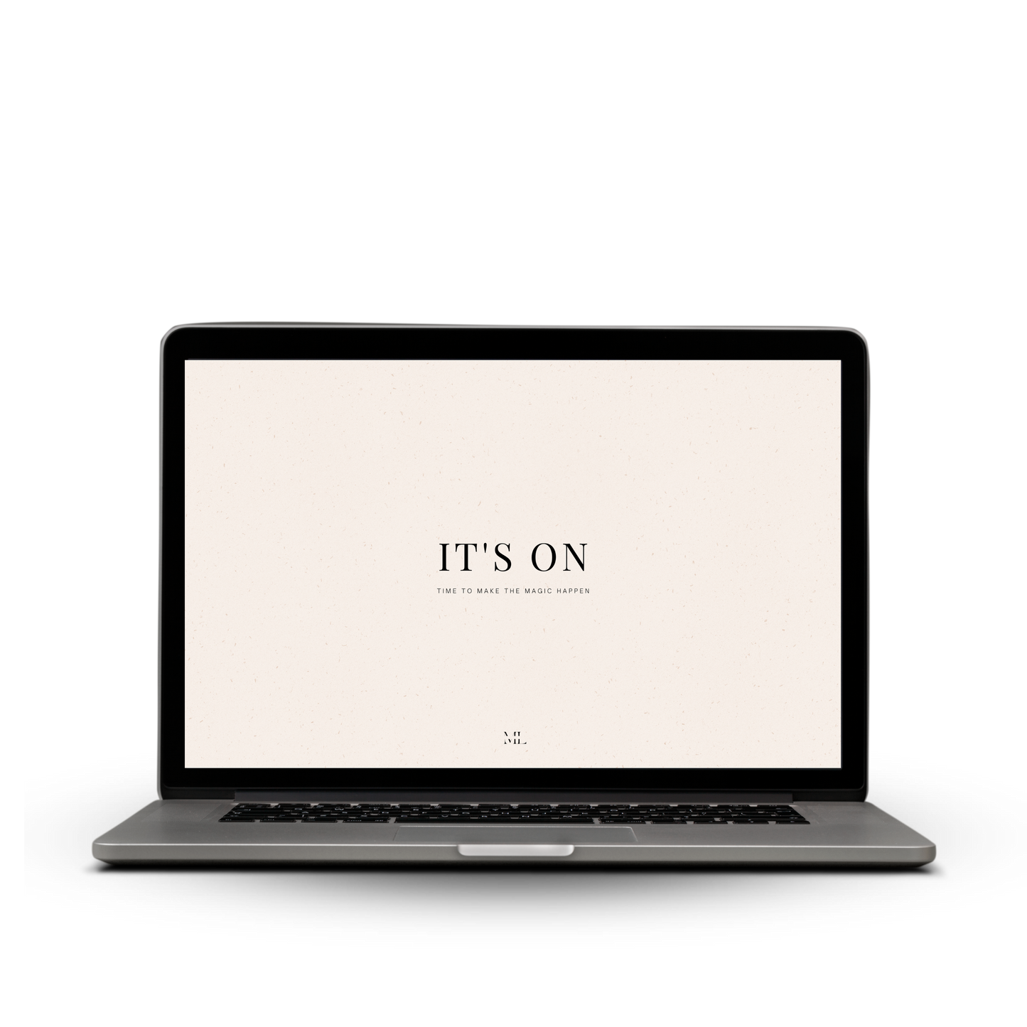 Hintergrund Laptop IT´S ON