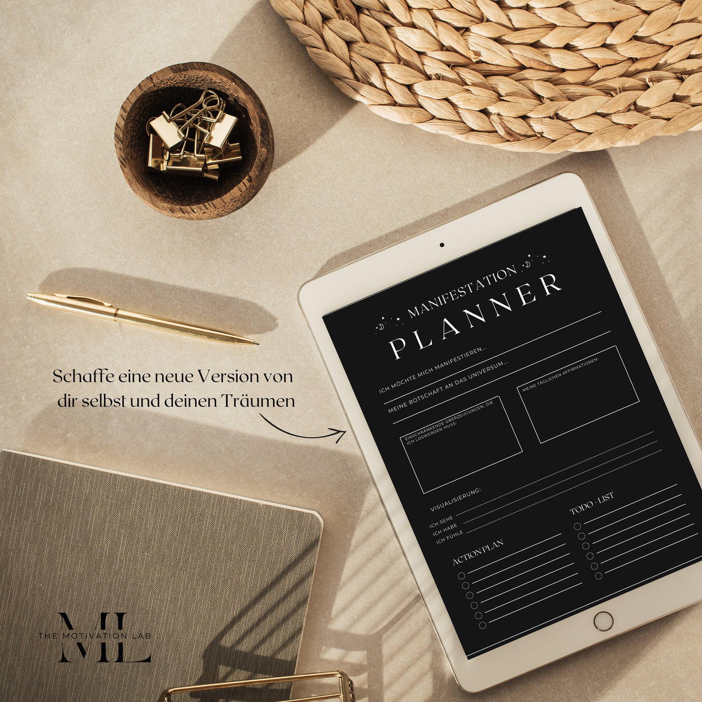 Manifestation Planner DARK (Deutsche Version)
