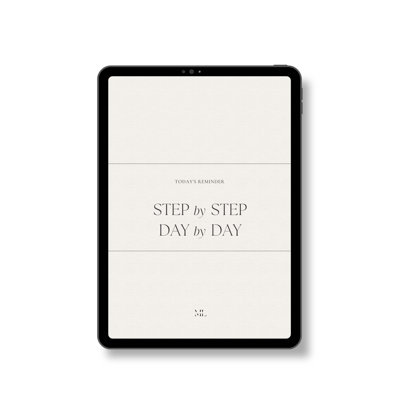 Hintergrund Tablet "Todays Reminder"