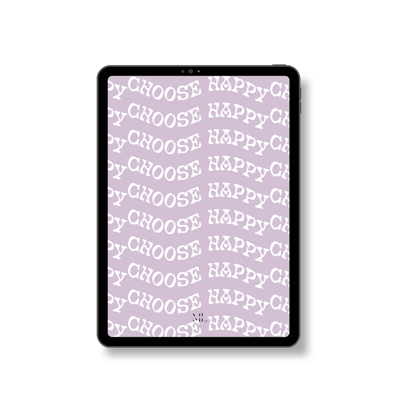Hintergrund Tablet CHOOSE HAPPY