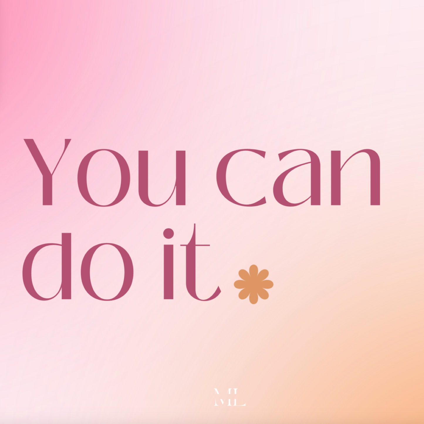 Hintergrund Tablet "You can do it"