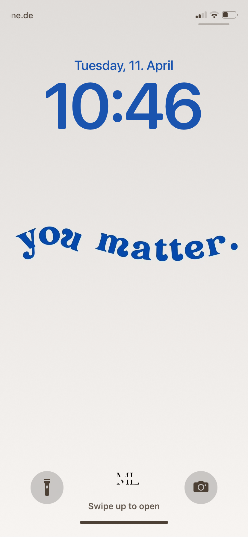 Hintergrund Smartphone You Matter