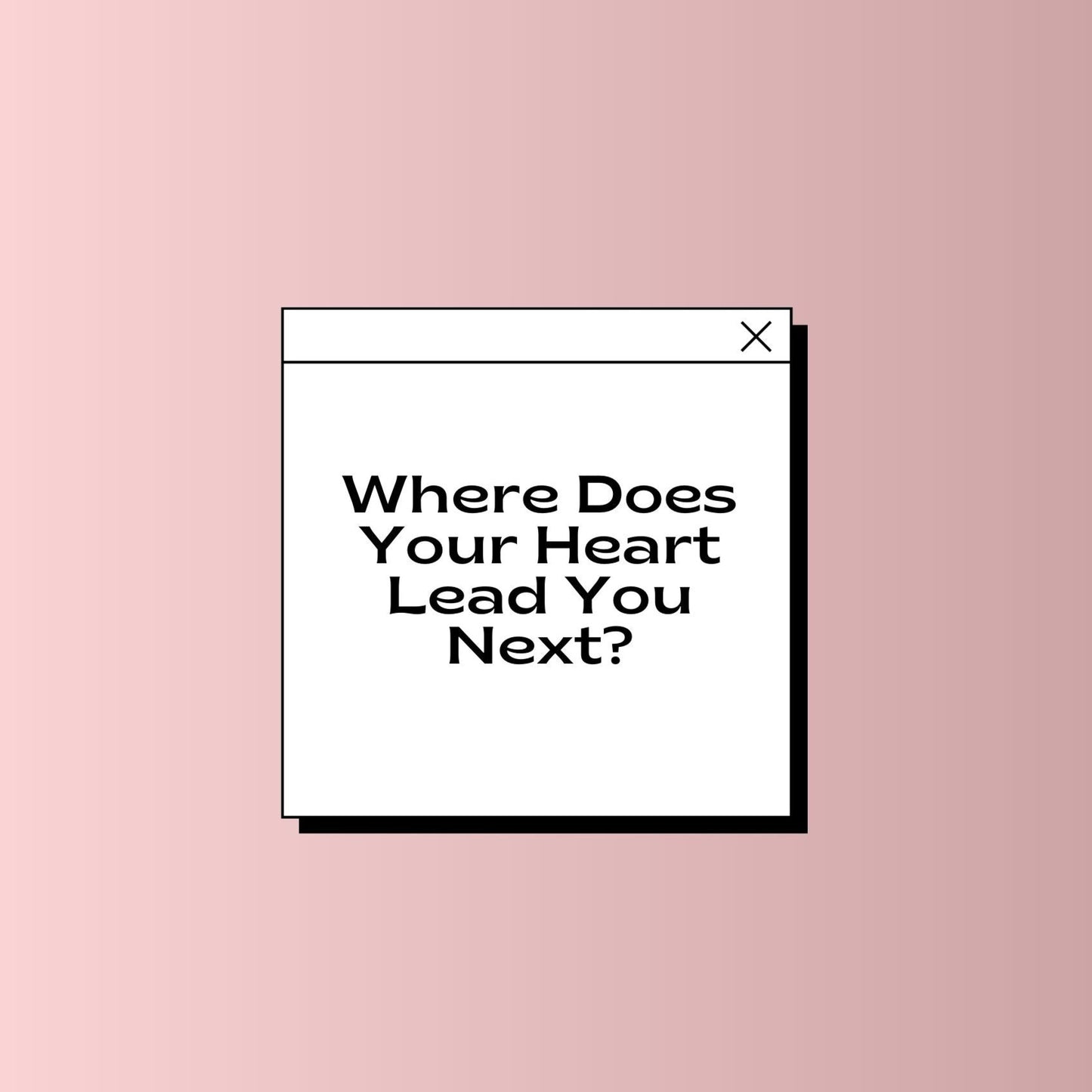 Smartphone Hintergrund "Where does your heart lead you next?"