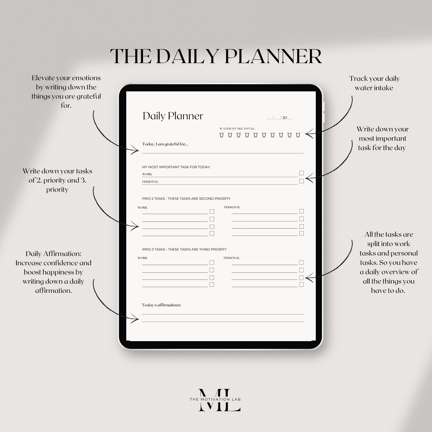 Productivity Journal (Englische Version)