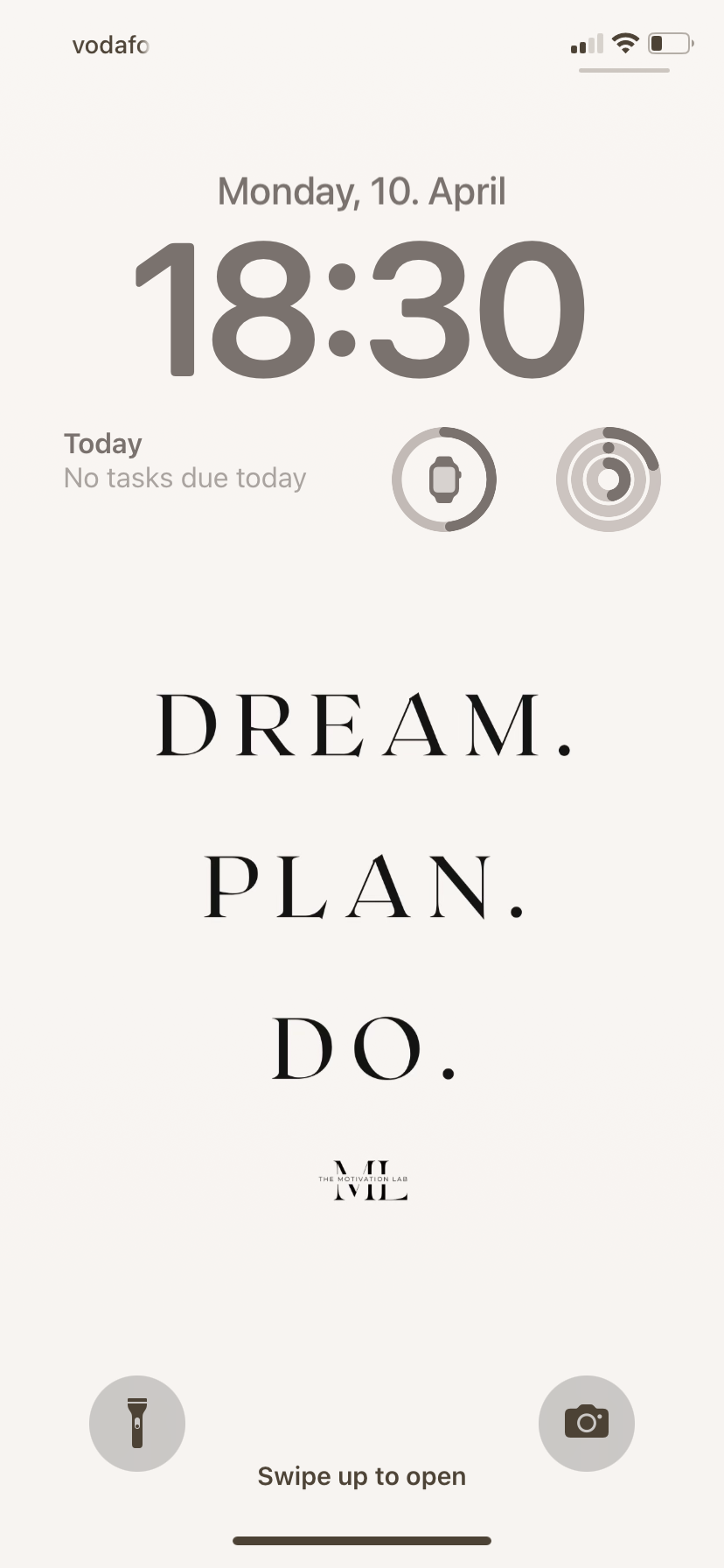 Hintergrundbild Smartphone Dream.Plan.Do