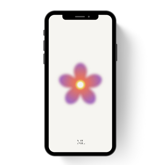 Hintergrund Smartphone Blume