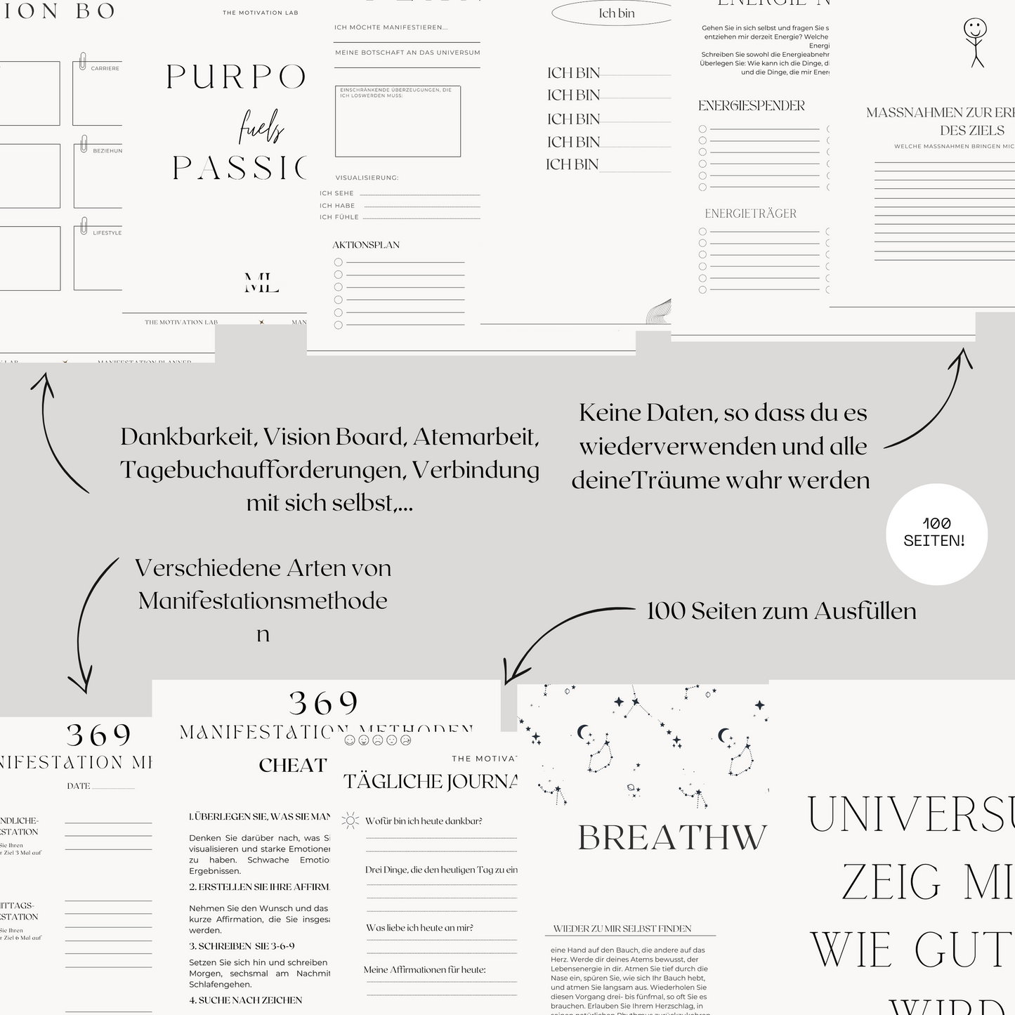 Manifestation Planner (Deutsche Version)
