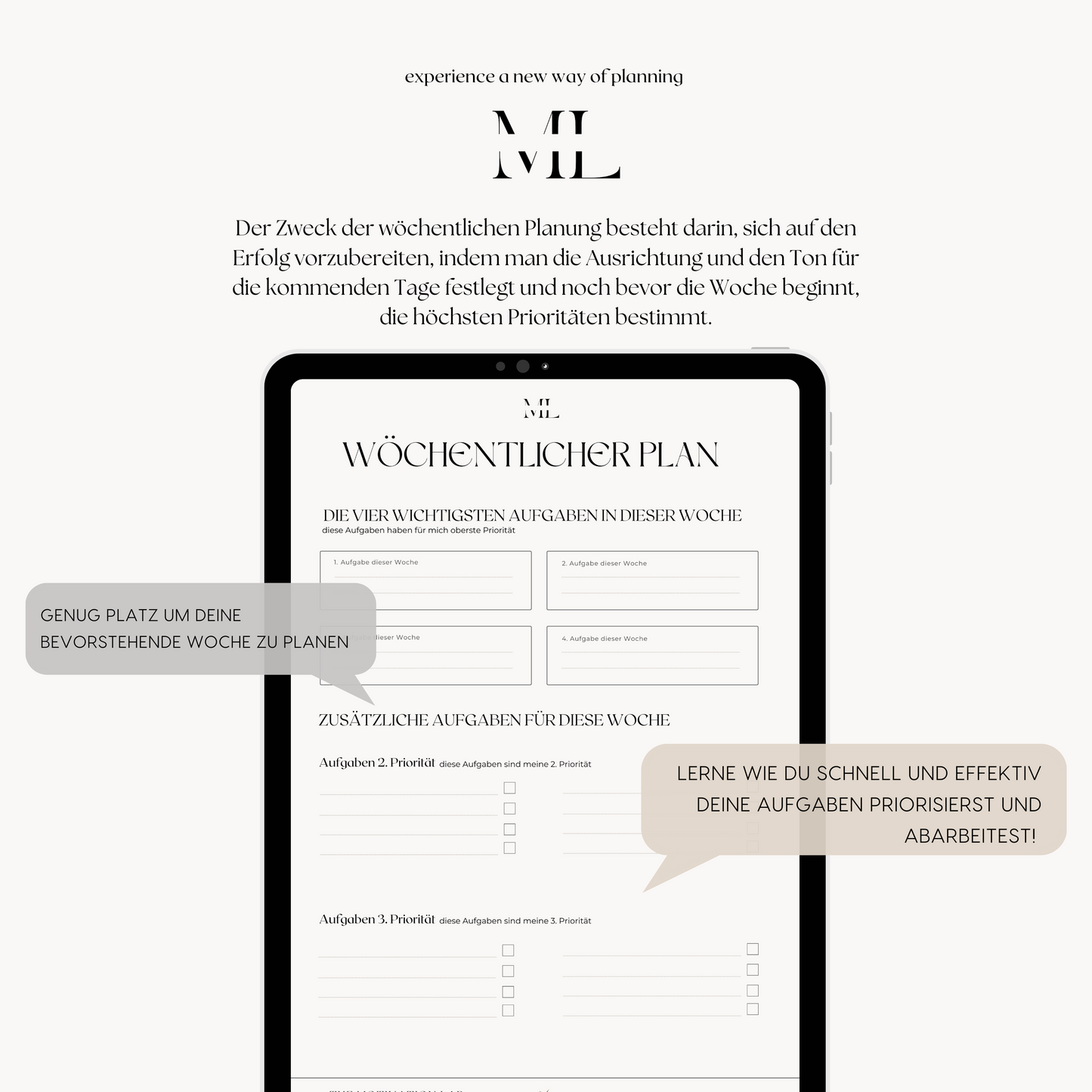 Productivity Journal (Deutsche Version)