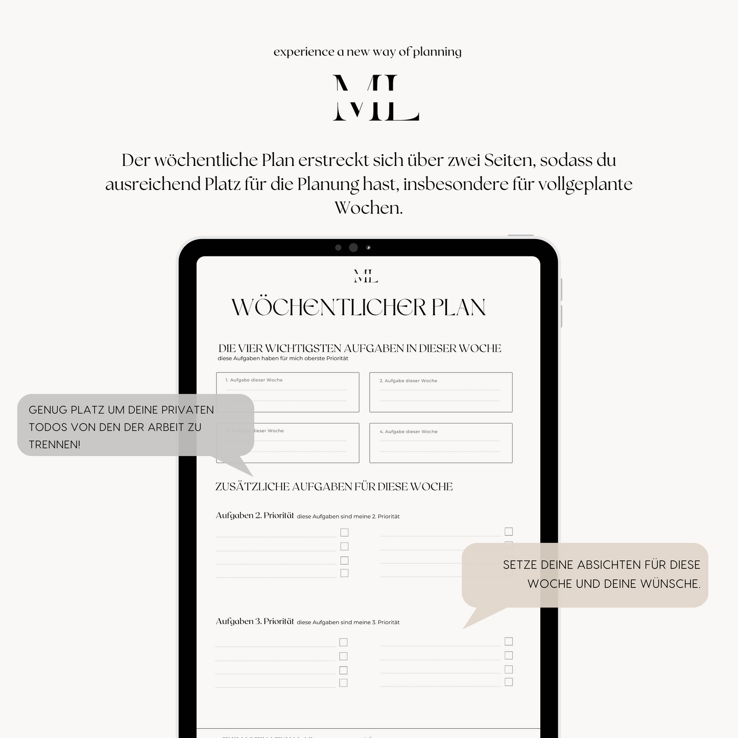 Productivity Journal (Deutsche Version)