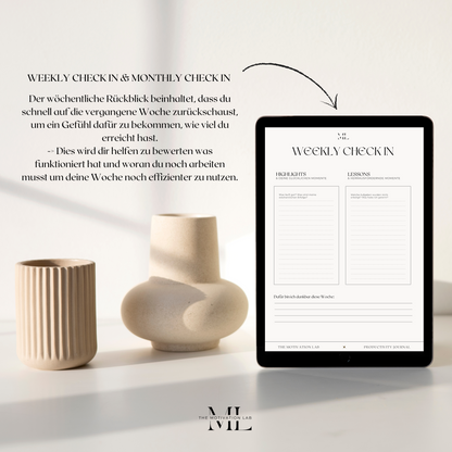 Productivity Journal (Deutsche Version)