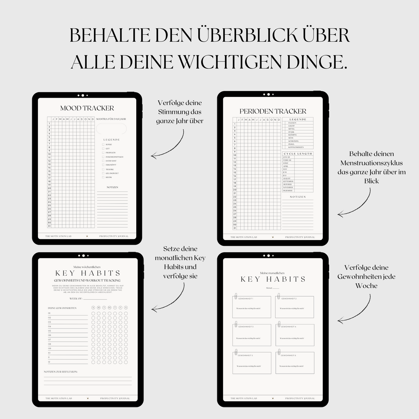Productivity Journal (Deutsche Version)