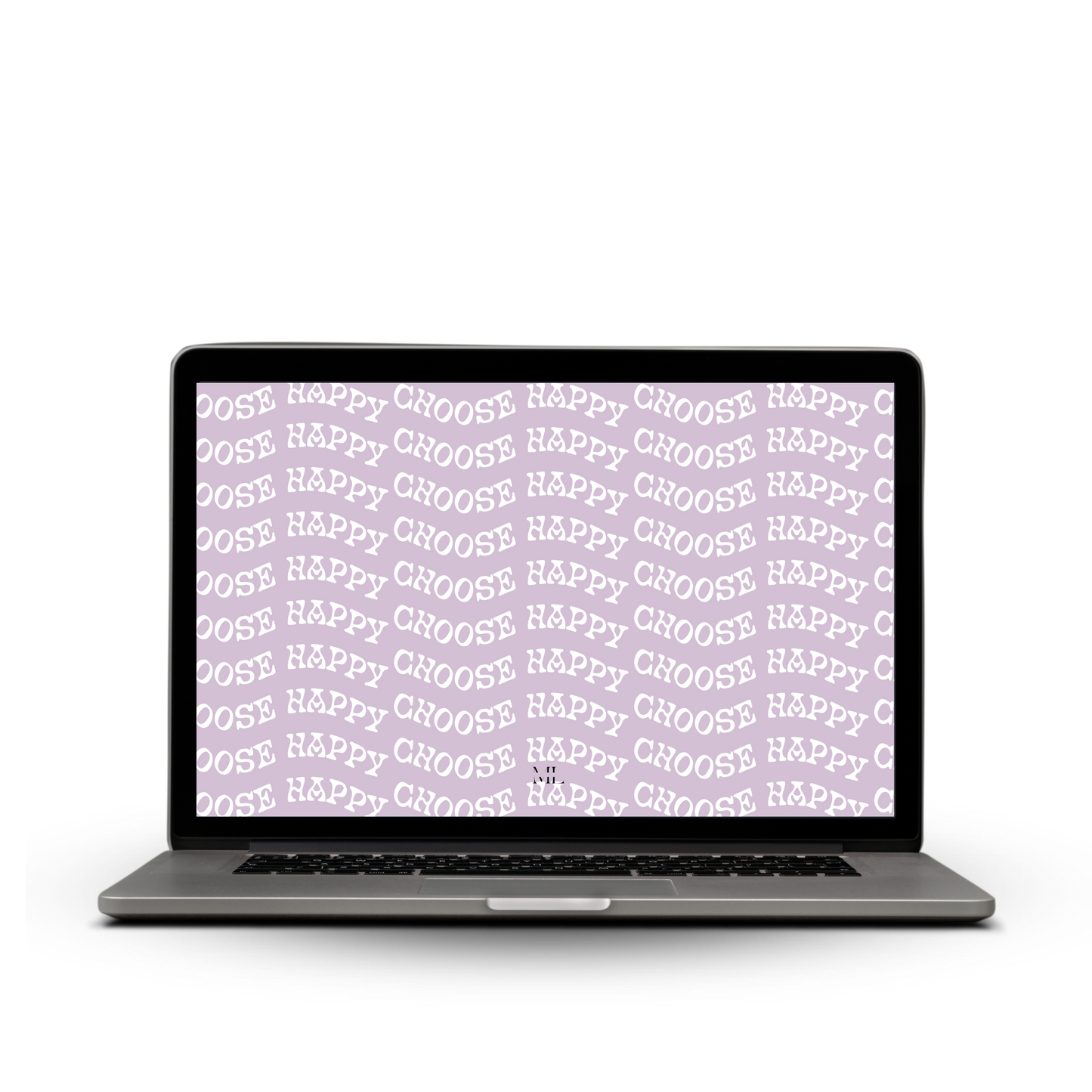 Hintergrund Laptop "Choose Happy"