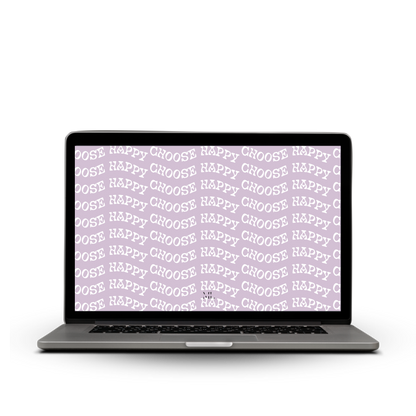 Hintergrund Laptop "Choose Happy"