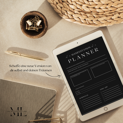 Manifestation Planner DARK (Deutsche Version)