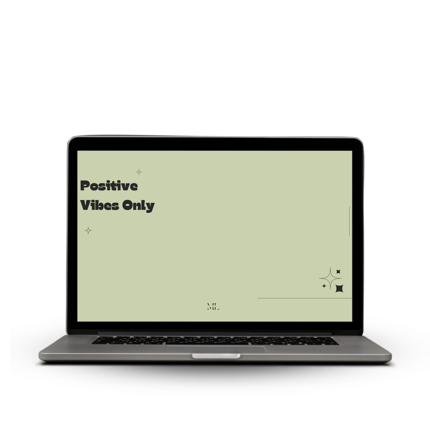 Hintergrund Laptop Positive Vibes Only