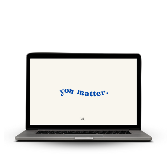 Hintergrund Laptop you matter
