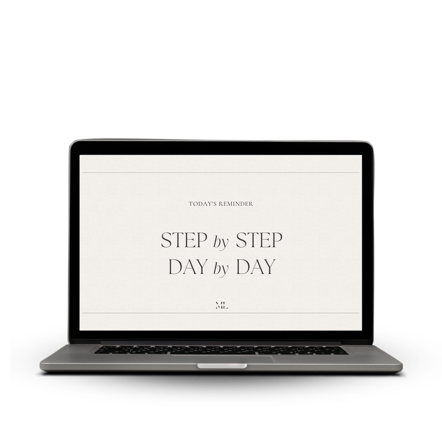 Hintergrund Laptop Step by Step