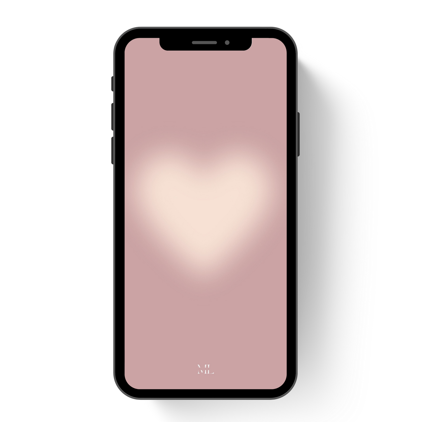 Hintergrund Smartphone Herz rosa