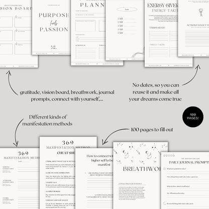 Manifestation Planner (Englische Version)