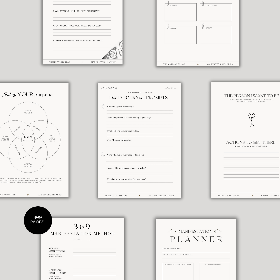 Manifestation Planner (Englische Version)