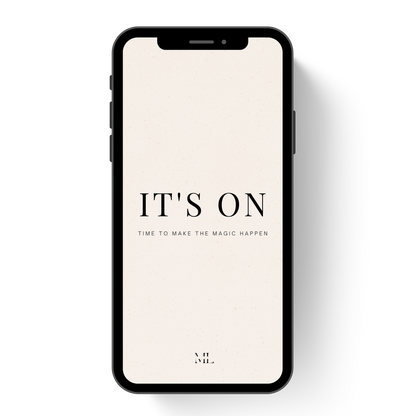 Hintergrund Smartphone It´s on