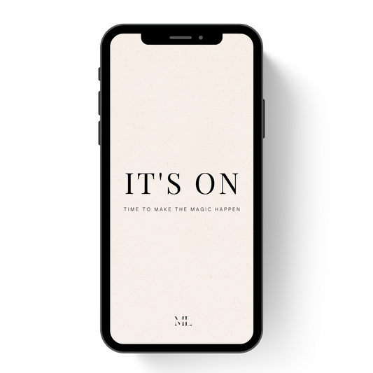 Hintergrund Smartphone It´s on