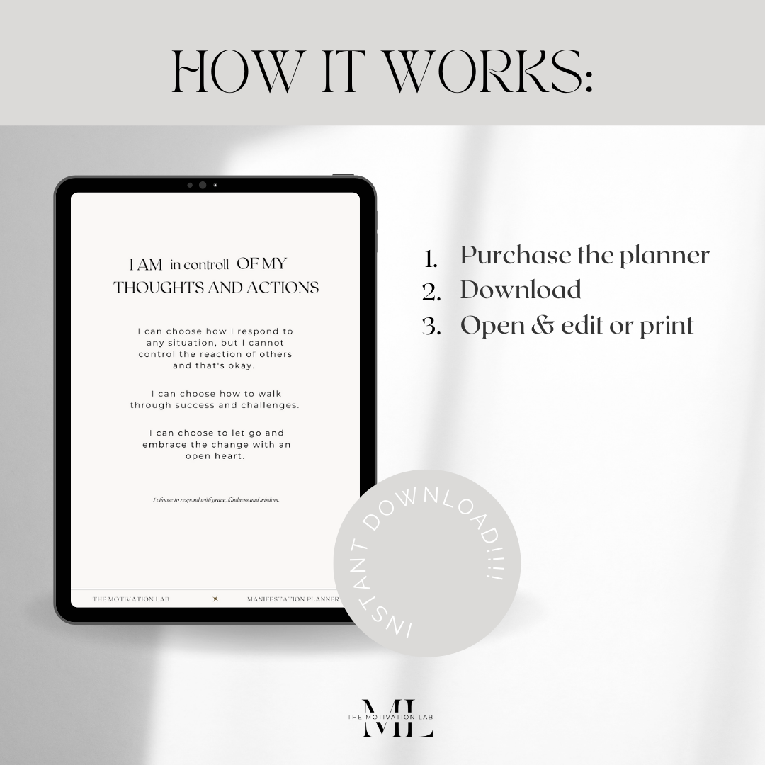 Manifestation Planner (Englische Version)