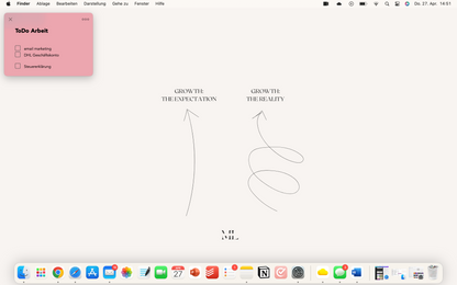Hintergrund Laptop GROWTH