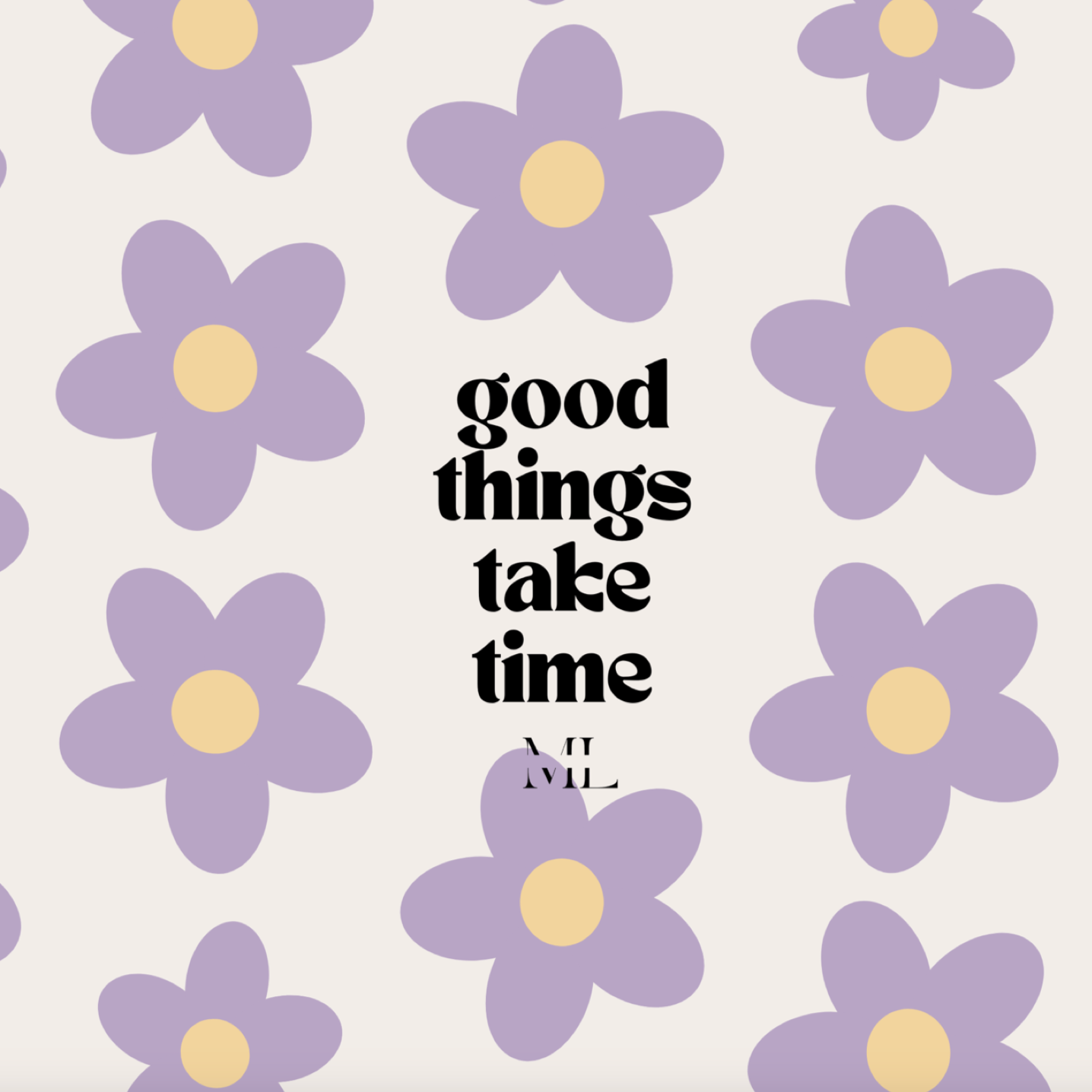 Hintergrund Laptop “Good things take time“