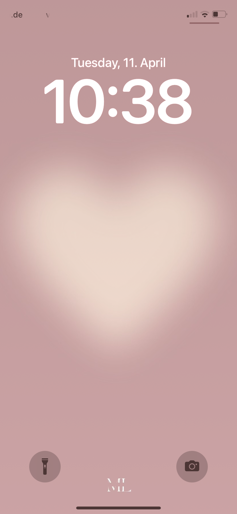 Hintergrund Smartphone Herz rosa