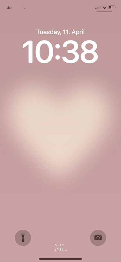 Hintergrund Smartphone Herz rosa