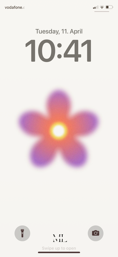 Hintergrund Smartphone Blume