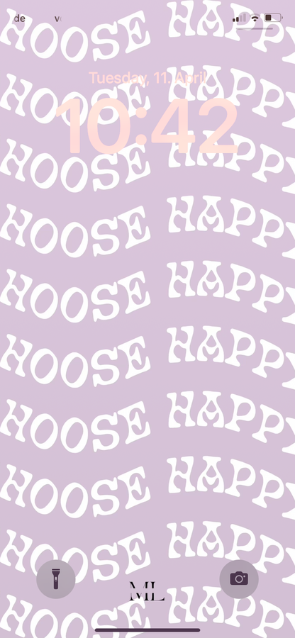 Hintergrund Smartphone Choose Happy