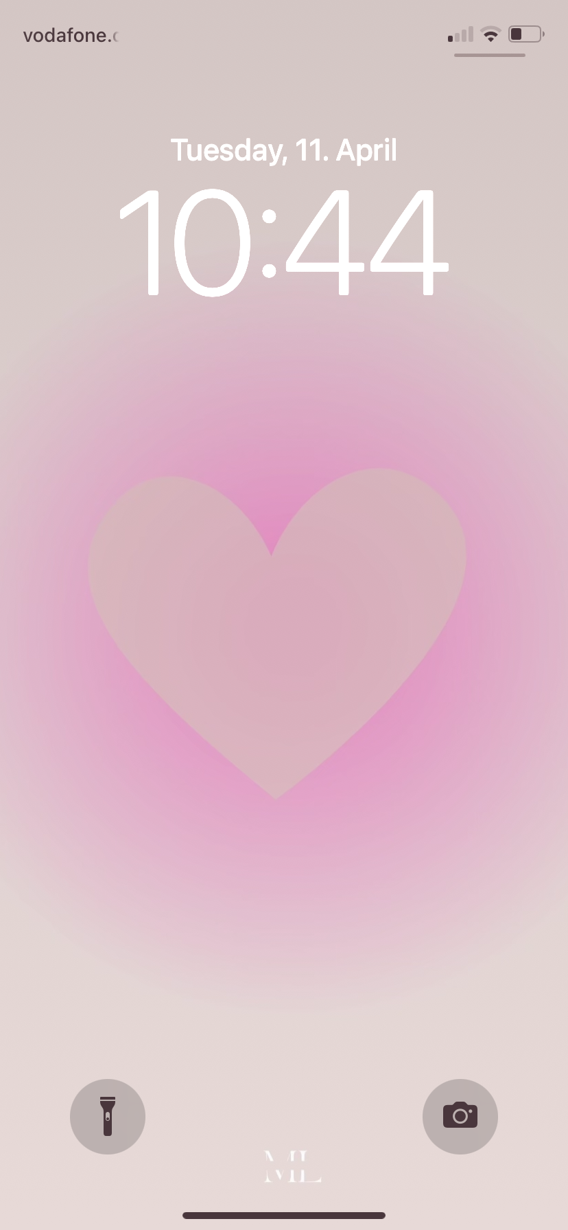 Hintergrund Smartphone Herz pink