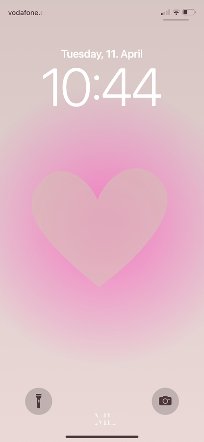 Hintergrund Smartphone Herz pink