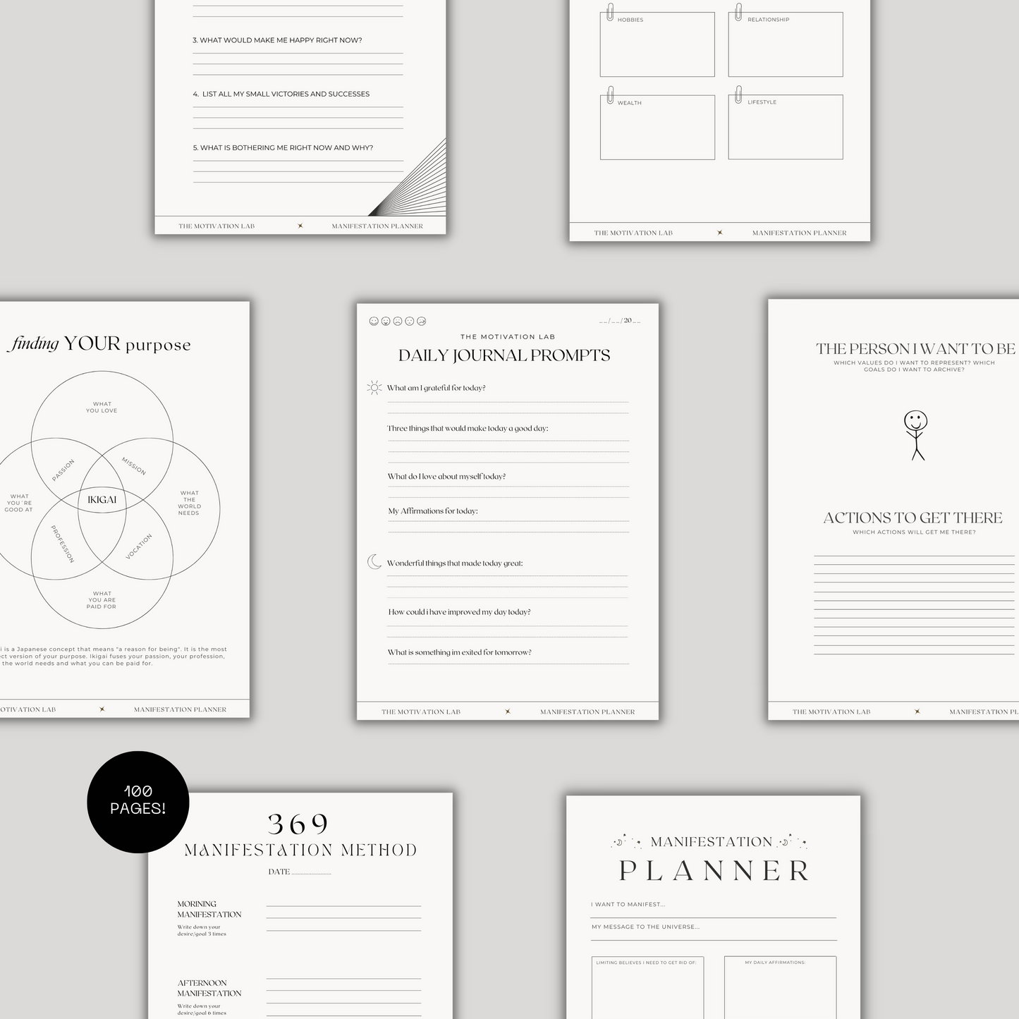 Manifestation Planner (Englische Version)