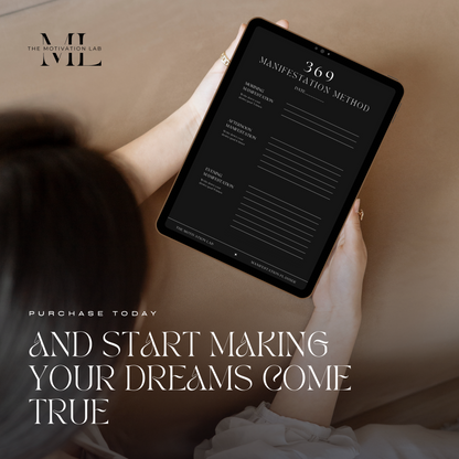 Manifestation Planner DARK (Englische Version)