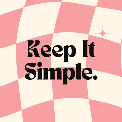 Hintergrund Smartphone Keep it Simple