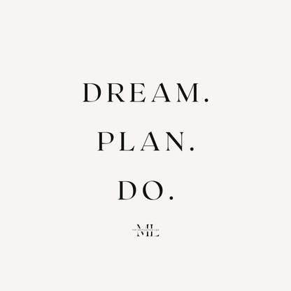 Hintergrundbild Smartphone Dream.Plan.Do