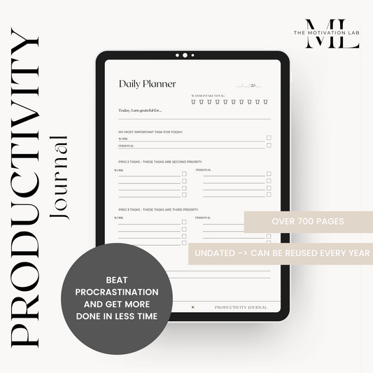 Productivity Journal (Englische Version)
